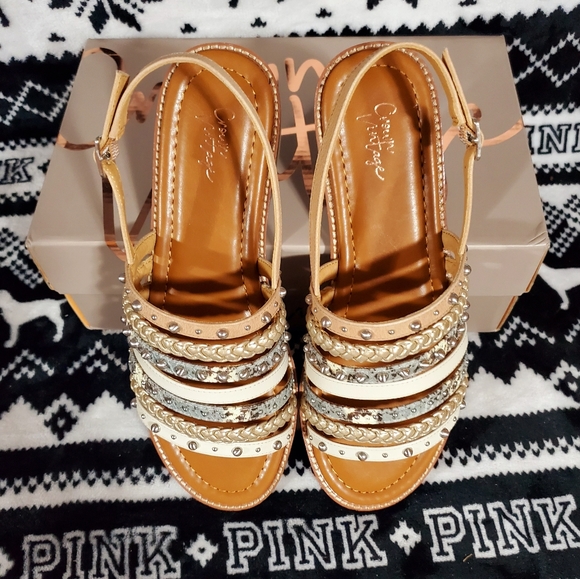 Crown Vintage Womens Sandals Size 8 New - Picture 3 of 15